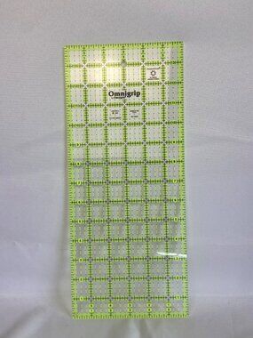 Omnigrip Neon Ruler Non-Slip Acrylic Quilting 6"x13"